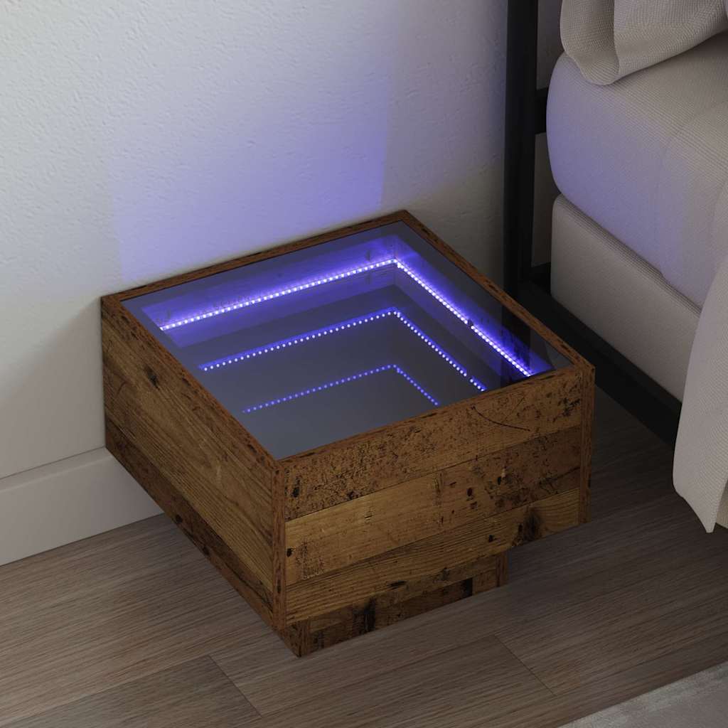 Mesa de centro Madeira antiga 40 x 40 x 30 cm