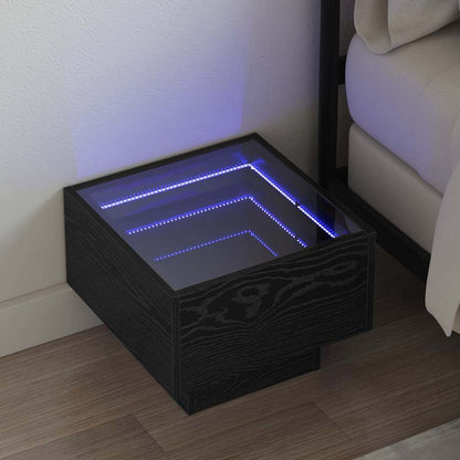 Mesa de centro Carvalho Preto 40 x 40 x 30 cm