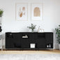Buffet 3 pcs Carvalho Preto 60 x 35 x 70 cm