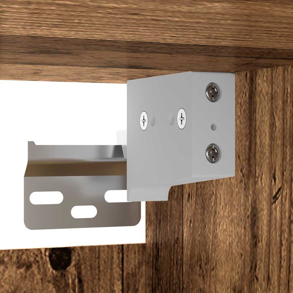 Armários Montados na Parede 2 pcs Madeira antiga