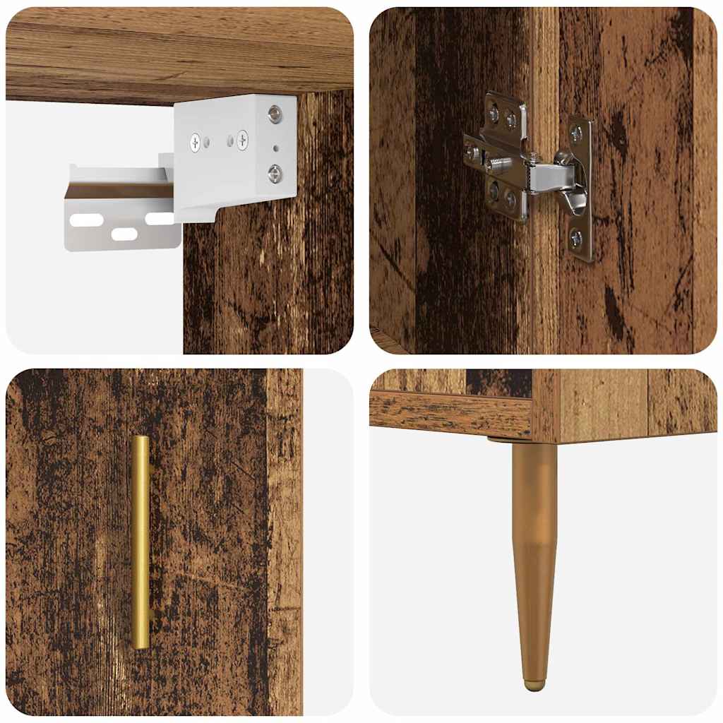 Buffê Madeira antiga 69,5 x 34 x 180 cm Madeira processada