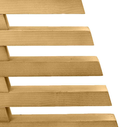 Árvore de Natal de Madeira com suporte Castanho 60 cm