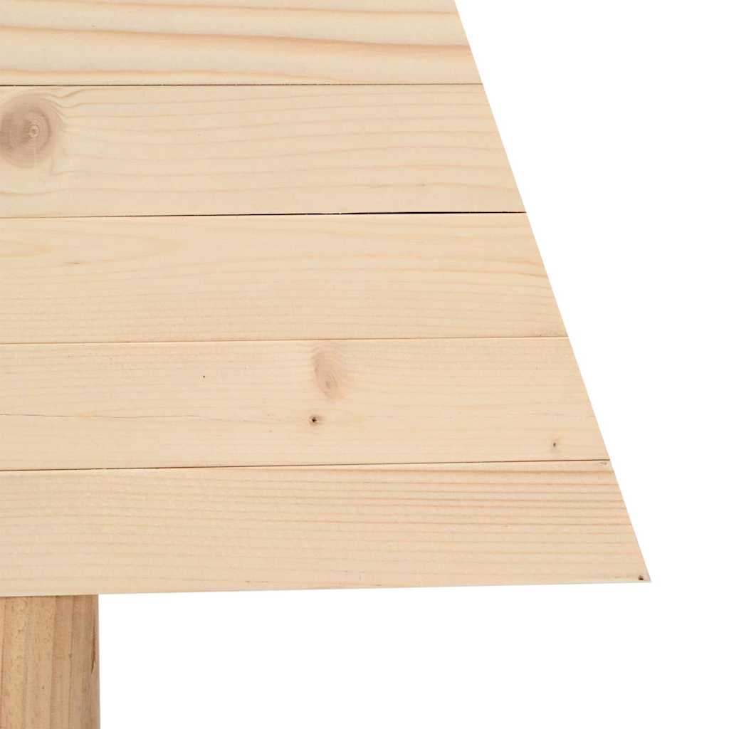 Árvores de Natal Natural 60 cm Madeira de pinho maciça