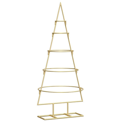Árvore de Natal de metal Ouro 90 cm Aço com Revestimento em Pó