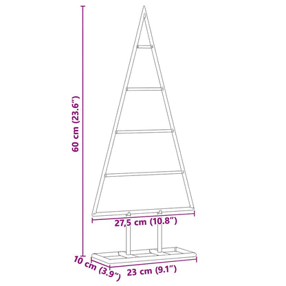 Árvore de Natal de metal Ouro 60 cm Aço com Revestimento em Pó