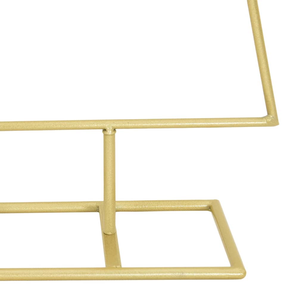 Árvore de Natal de metal Ouro 125 cm Aço com Revestimento em Pó