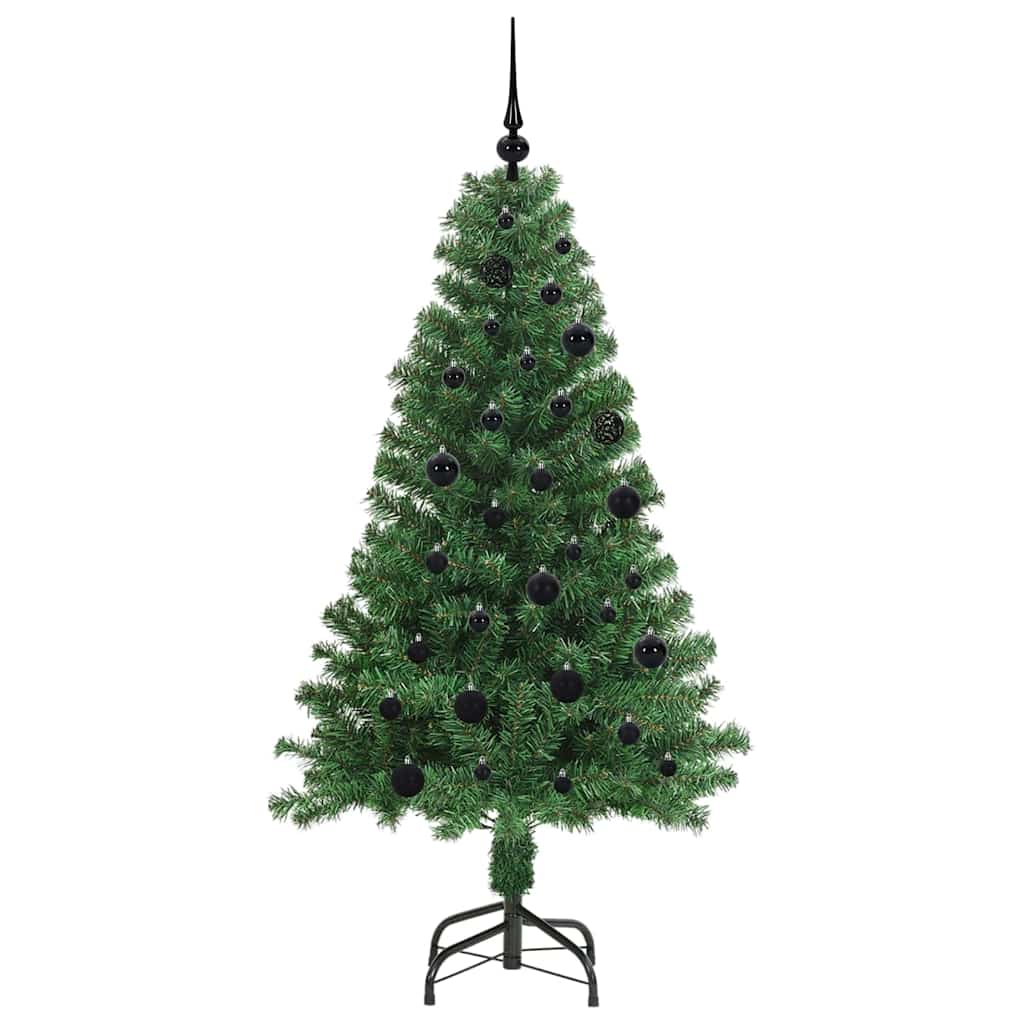 Árvore de Natal Artificial Verde 150 cm PVC, Aço e Plástico