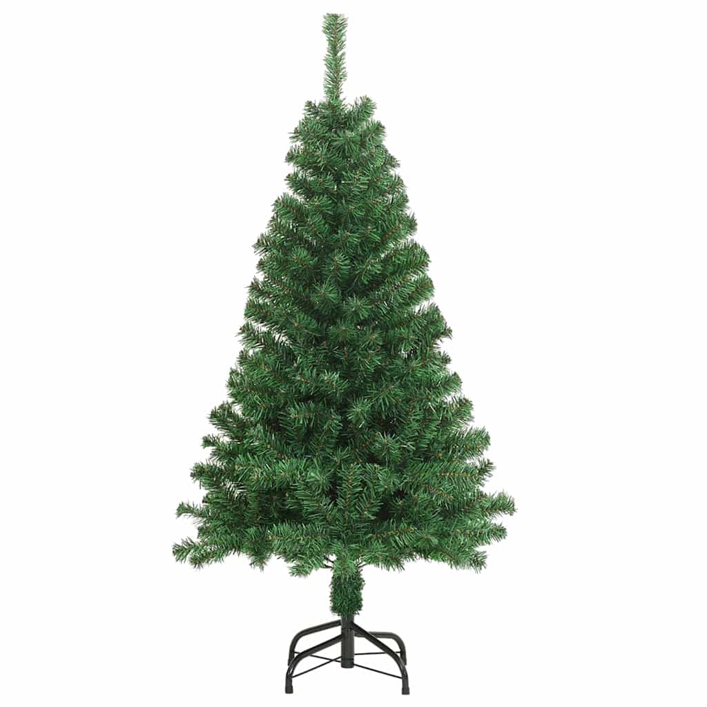 Árvore de Natal Artificial Verde 150 cm PVC, Aço e Plástico