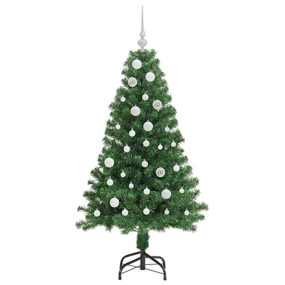 Árvore de Natal Artificial Verde 150 cm PVC, Aço e Plástico