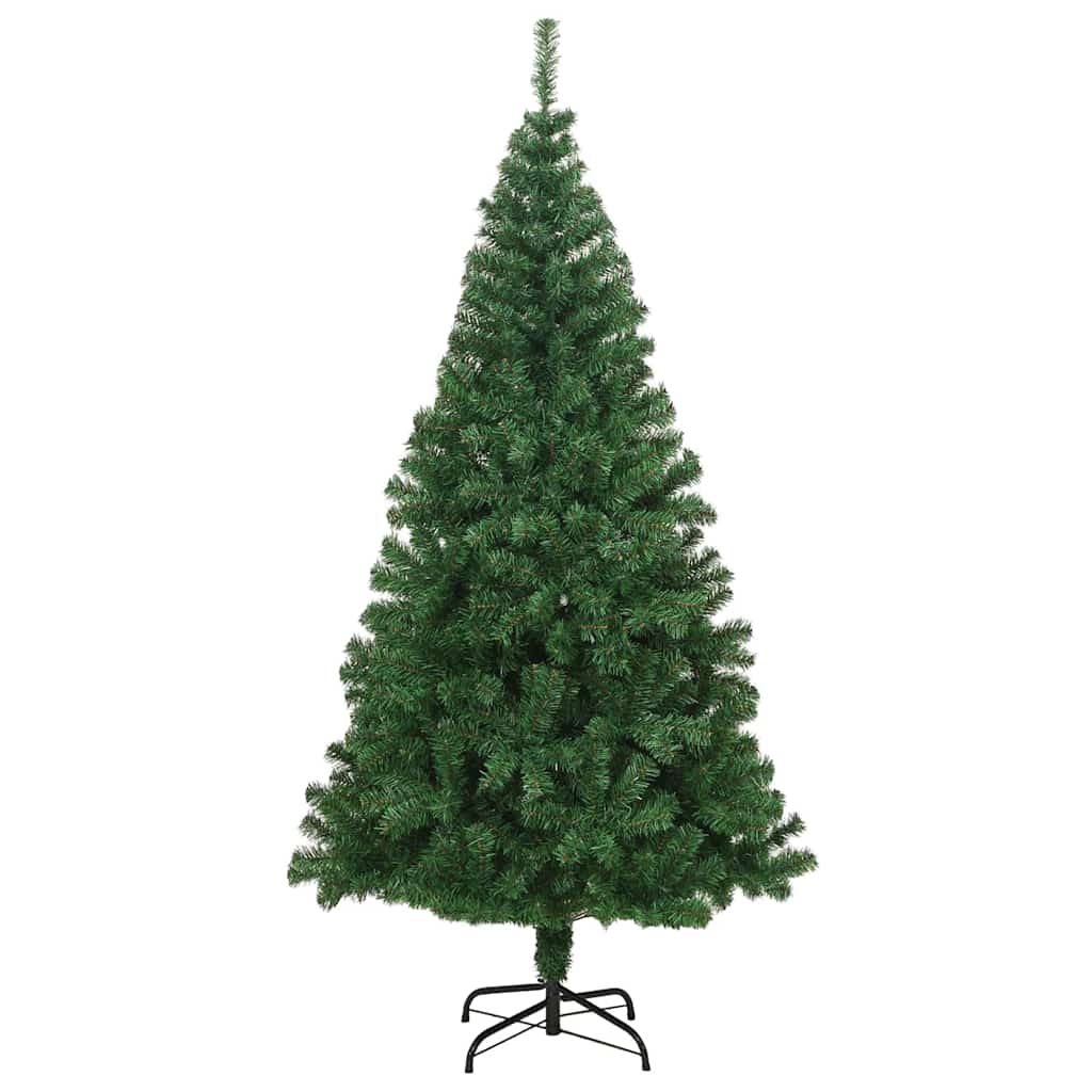 Árvore de Natal Artificial Verde 240 cm PVC, Aço e Plástico