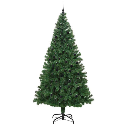 Árvore de Natal Artificial Verde 240 cm PVC, Aço e Plástico