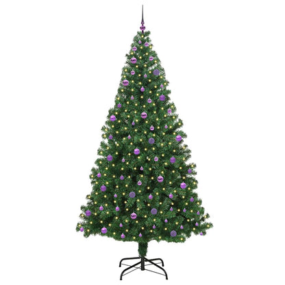 Árvore de Natal Artificial Verde 240 cm PVC, Aço e Plástico