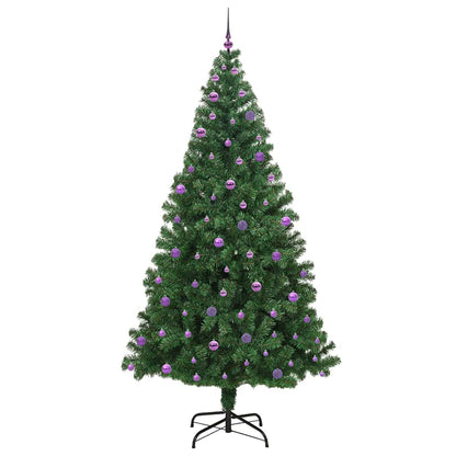 Árvore de Natal Artificial Verde 240 cm PVC, Aço e Plástico