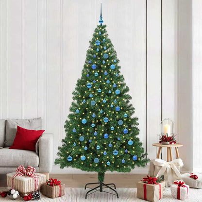 Árvore de Natal Artificial Verde 240 cm PVC, Aço e Plástico