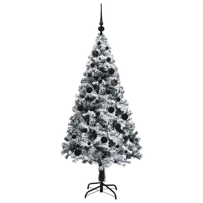 Árvore de Natal Artificial Branco 150 cm PVC, Aço e Plástico
