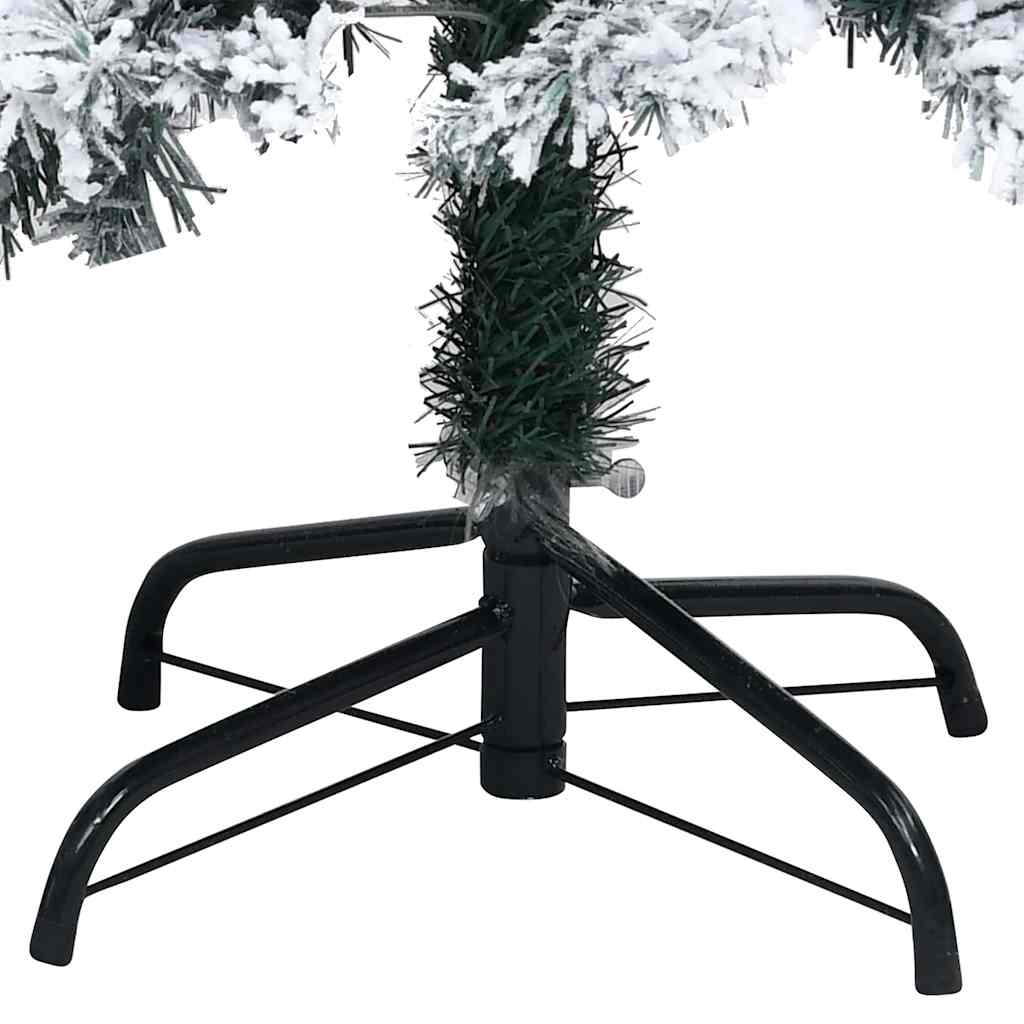 Árvore de Natal Artificial Branco 150 cm PVC, Aço e Plástico