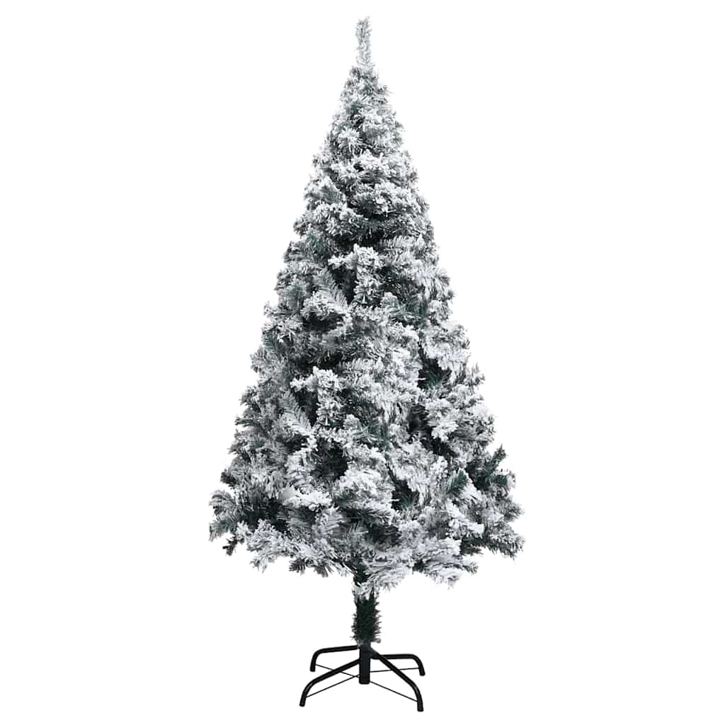 Árvore de Natal Artificial Branco 150 cm PVC, Aço e Plástico