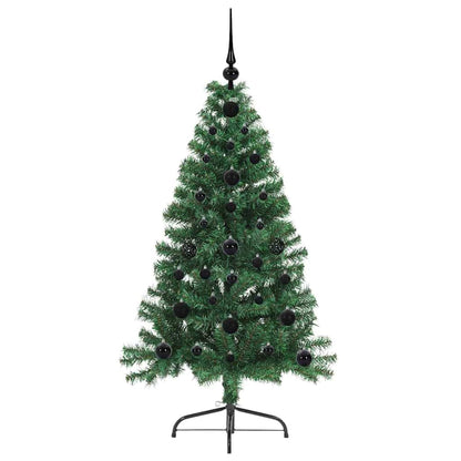 Árvore de Natal Artificial Pré-iluminada Verde 120 cm PVC