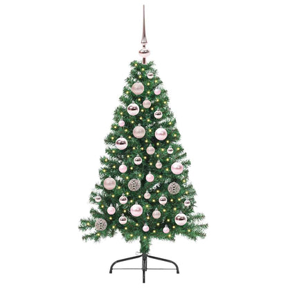 Árvore de Natal Artificial Pré-iluminada Verde 120 cm PVC