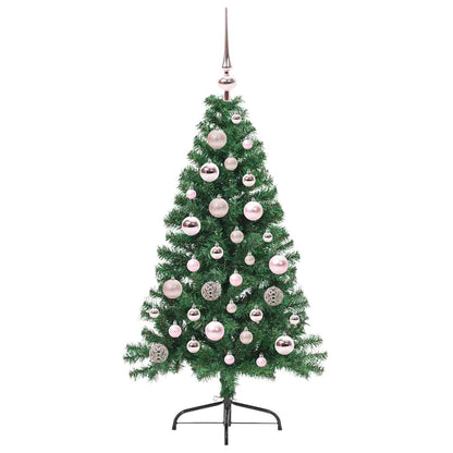 Árvore de Natal Artificial Pré-iluminada Verde 120 cm PVC