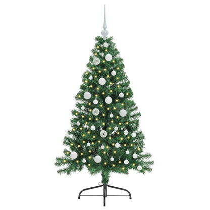 Árvore de Natal Artificial Pré-iluminada Verde 120 cm PVC