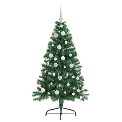 Árvore de Natal Artificial Pré-iluminada Verde 120 cm PVC