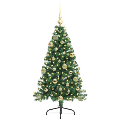 Árvore de Natal Artificial Pré-iluminada Verde 120 cm PVC