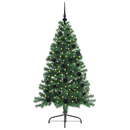 Árvore de Natal Artificial Pré-iluminada Verde 150 cm PVC