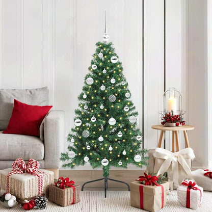 Árvore de Natal Artificial Pré-iluminada Verde 150 cm PVC