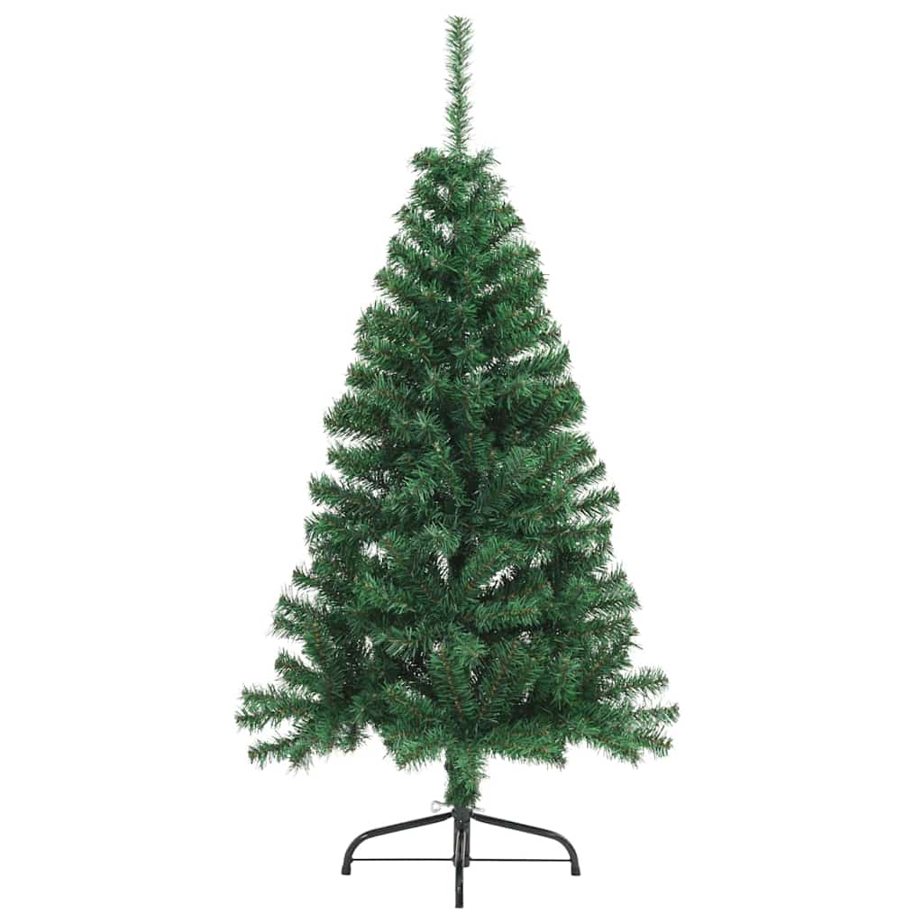 Árvore de Natal Artificial Pré-iluminada Verde 150 cm PVC