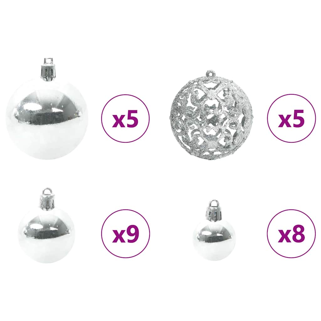 Árvore de Natal Artificial Pré-iluminada Verde 150 cm PVC