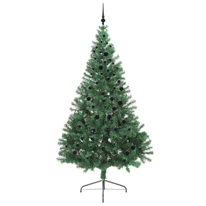 Árvore de Natal Artificial Pré-iluminada Verde 240 cm PVC