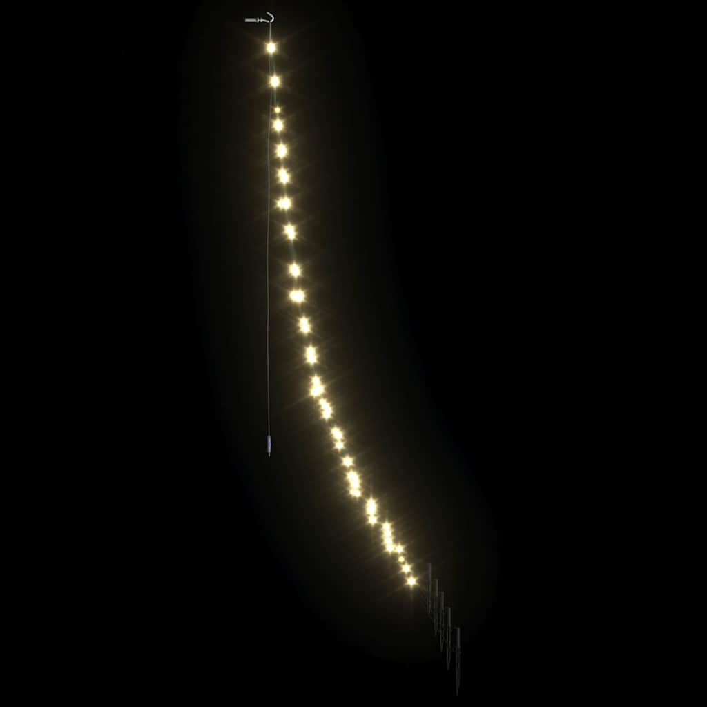 Árvore de Natal LED com Estacas para o Solo 182 cm Metal