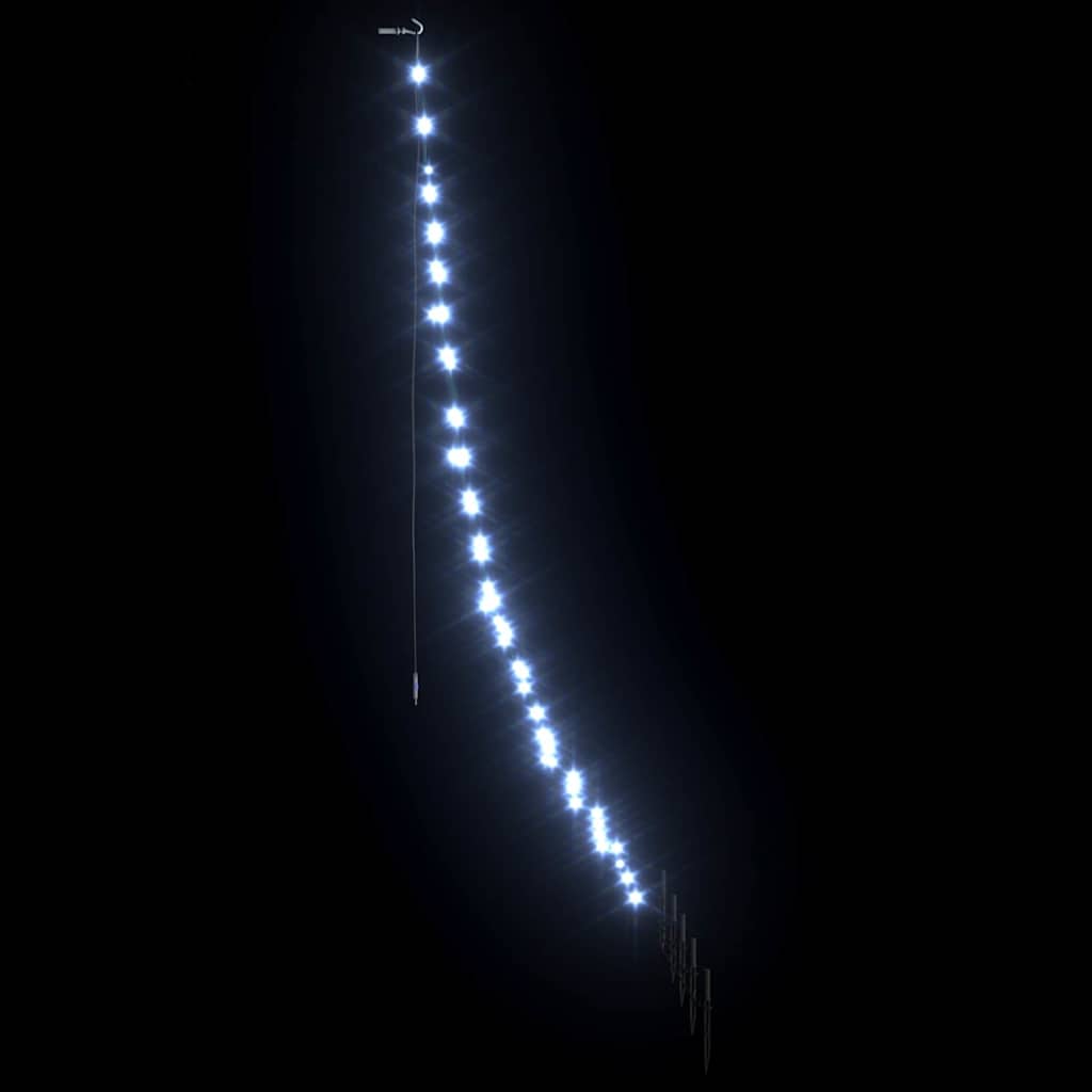 Árvore de Natal LED com Estacas para o Solo Branco frio 182 cm