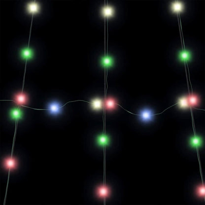 Árvore de Natal LED com Estacas para o Solo Multicolor 306 cm