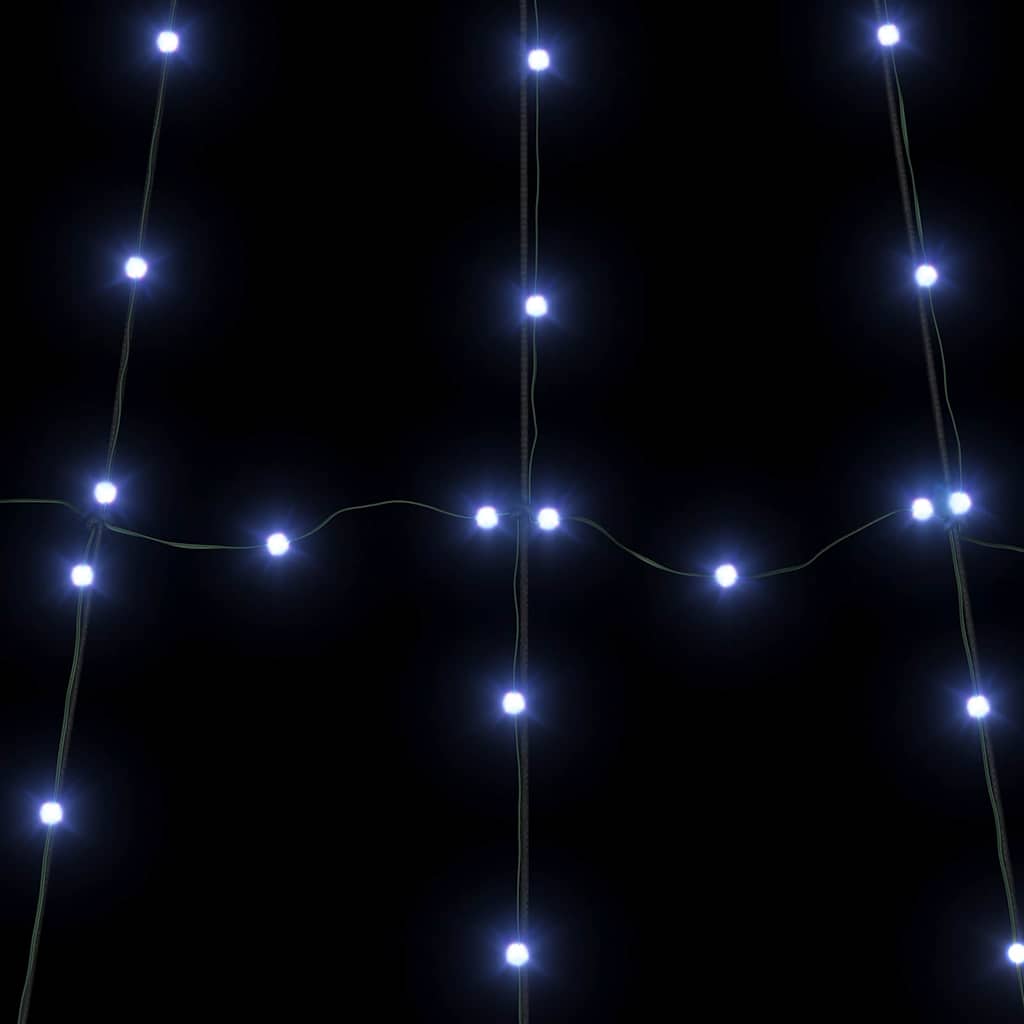 Árvore de Natal LED com Estacas para o Solo Azul 306 cm Metal