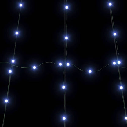 Árvore de Natal LED com Estacas para o Solo Azul 306 cm Metal