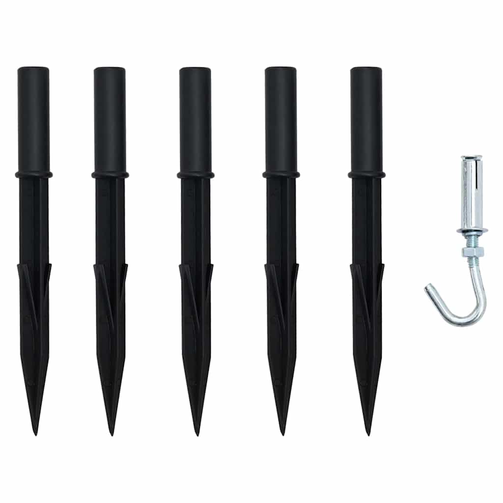 Árvore de Natal LED com Estacas para o Solo 511 cm Metal