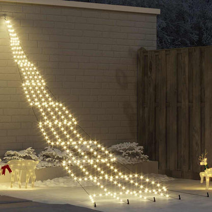 Árvore de Natal LED com Estacas para o Solo 511 cm Metal