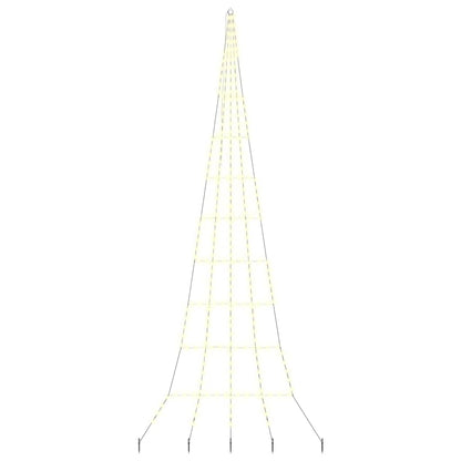 Árvore de Natal LED com Estacas para o Solo 511 cm Metal