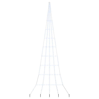 Árvore de Natal LED com Estacas para o Solo Branco frio 511 cm