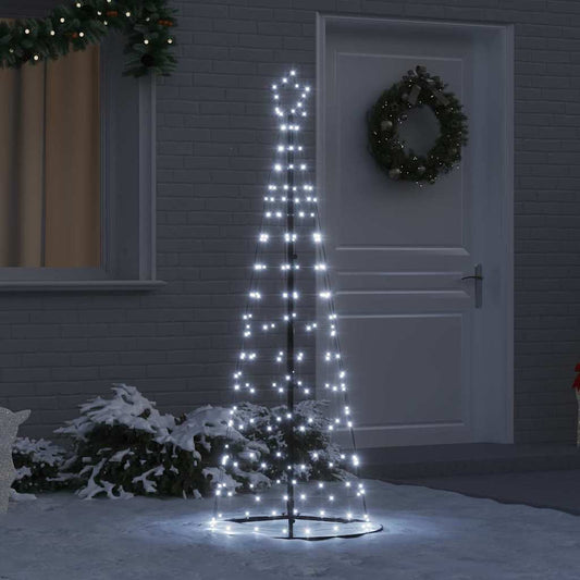 Árvore de Natal LED com 390 LEDs Branco frio 250 cm Ferro
