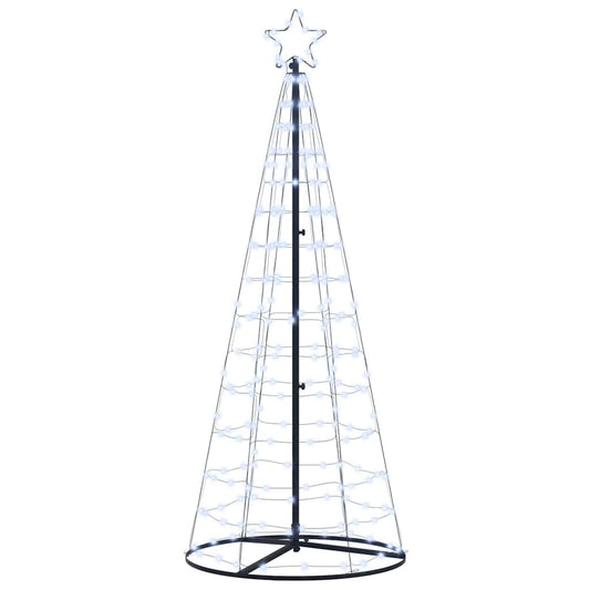 Árvore de Natal LED com 390 LEDs Branco frio 250 cm Ferro