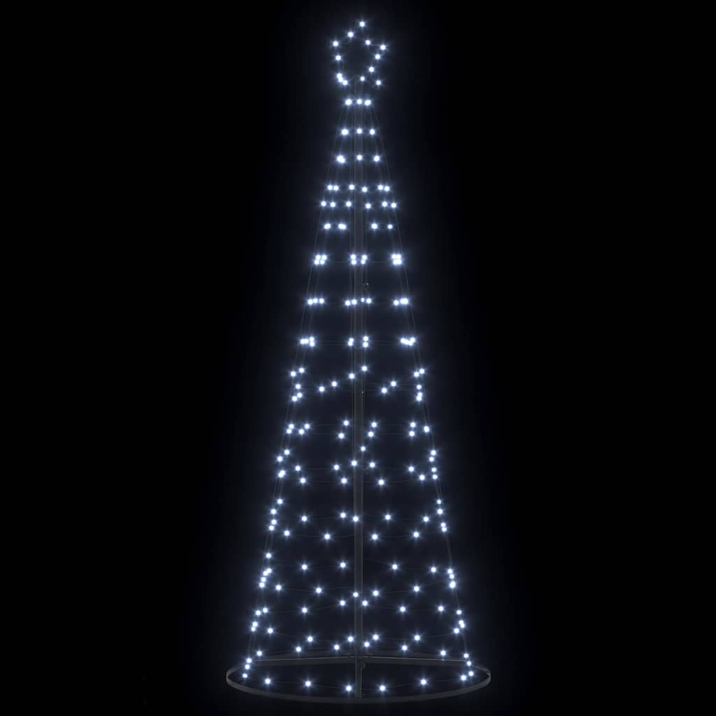 Árvore de Natal LED com 390 LEDs Branco frio 250 cm Ferro