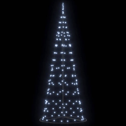 Árvore de Natal LED com 390 LEDs Branco frio 250 cm Ferro