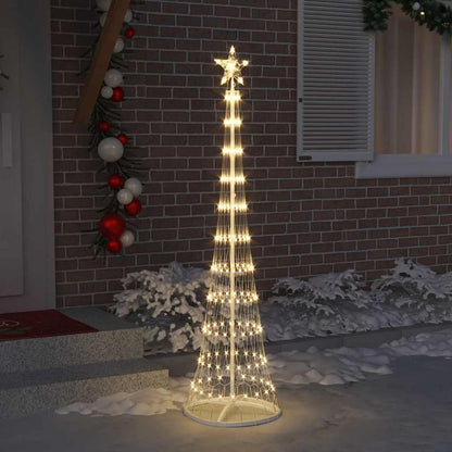 Árvore de Natal LED Branco quente 51 x 51 x 190 cm Metal
