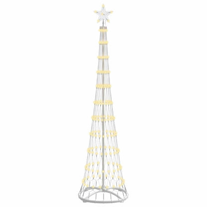 Árvore de Natal LED Branco quente 51 x 51 x 190 cm Metal