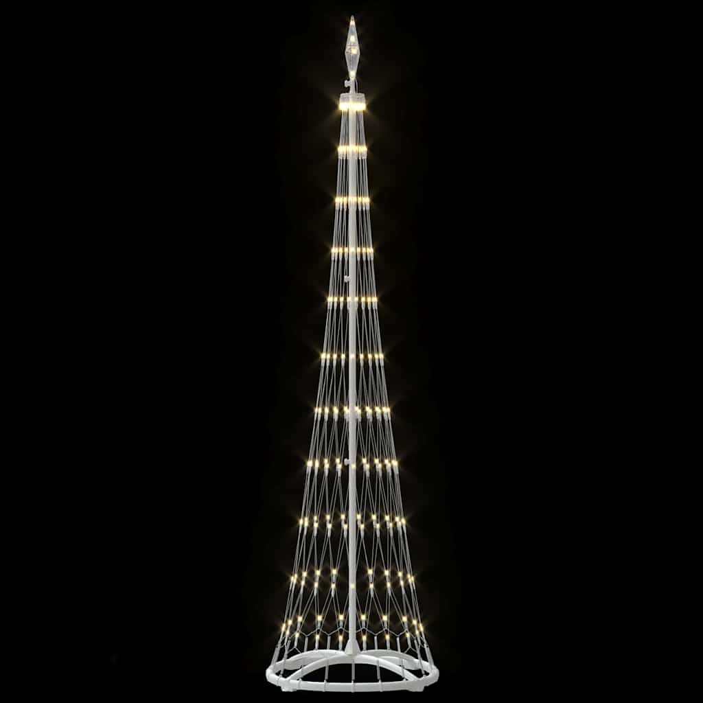 Árvore de Natal LED Branco quente 51 x 51 x 190 cm Metal