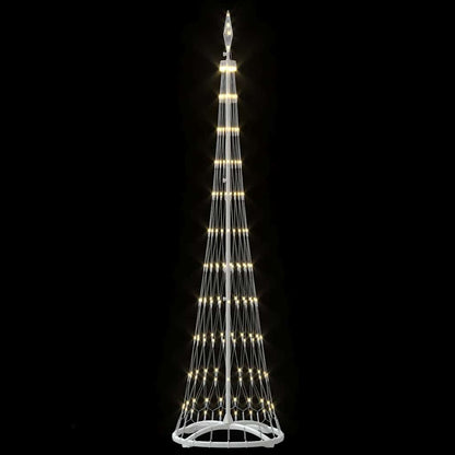 Árvore de Natal LED Branco quente 51 x 51 x 190 cm Metal