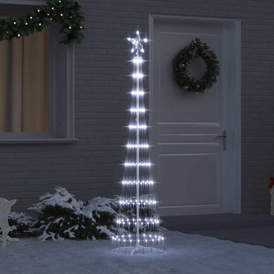 Árvore de Natal LED Branco frio 51 x 51 x 190 cm Metal